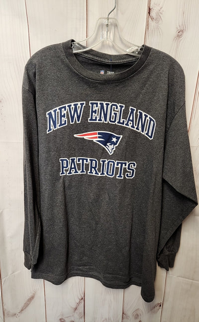 Patriots Men's Size L Gray Shirt