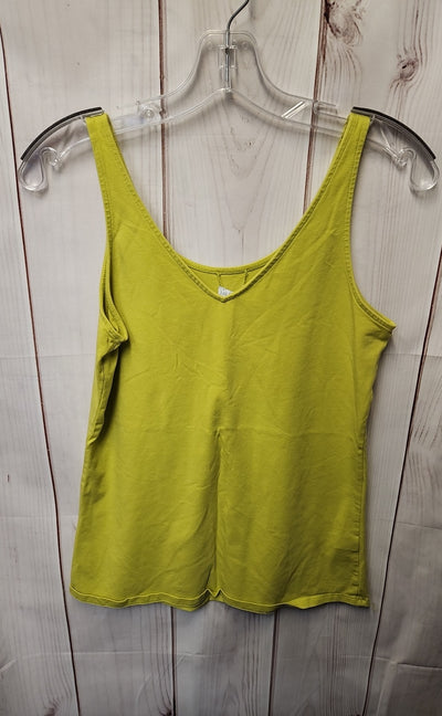 J Jill Women's Size M Green Sleeveless Top Reversible