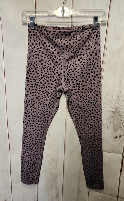 Zyia Women's Size 2 Purple Animal Print Leggings