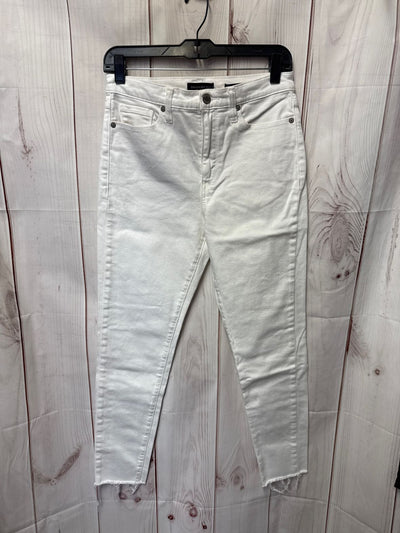 Banana Republic Women's Size 28 (5-6) White Jeans High Rise Skinny