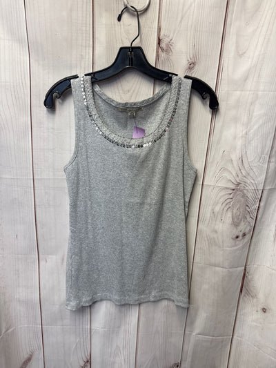 Carolyn Taylor Women's Size L Gray Sleeveless Top