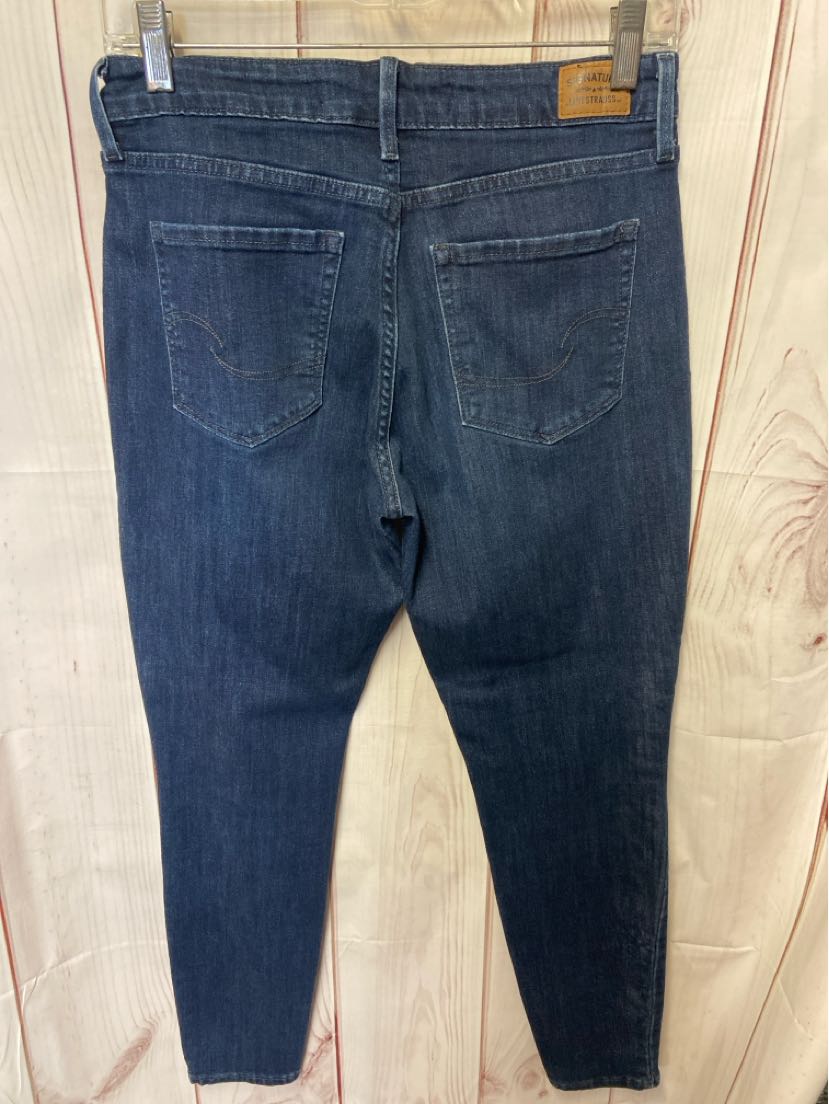 Levis Women's Size 28 (5-6) Blue Jeans 28x30 Signature Mid Rise Skinny