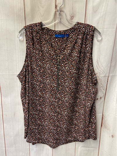 Apt 9 Women's Size XL Brown Sleeveless Top