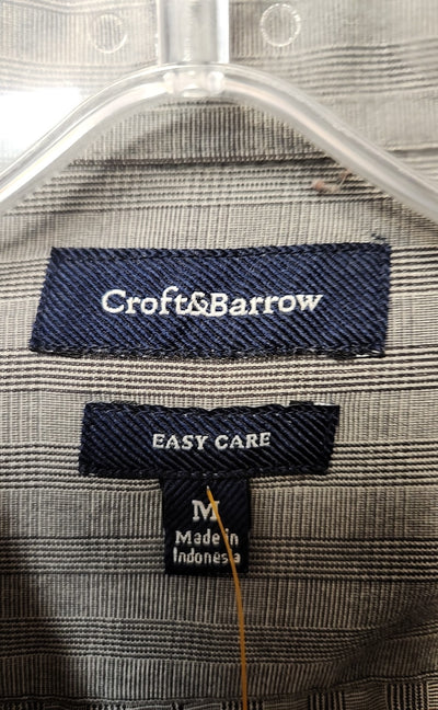 Croft & Barrow Men's Size M Gray Shirt