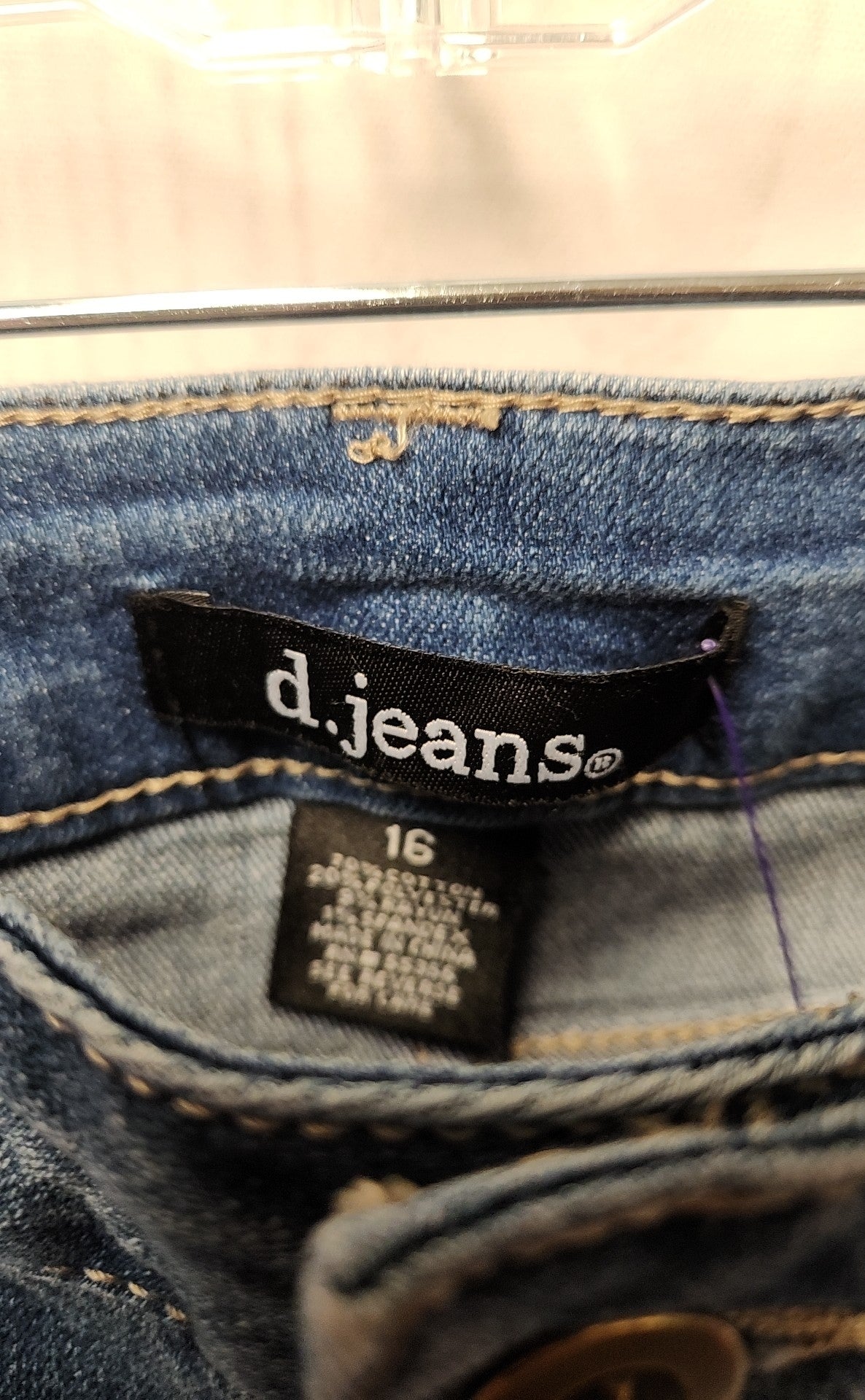 D Jeans Women's Size 33 (15-16) Blue Jeans