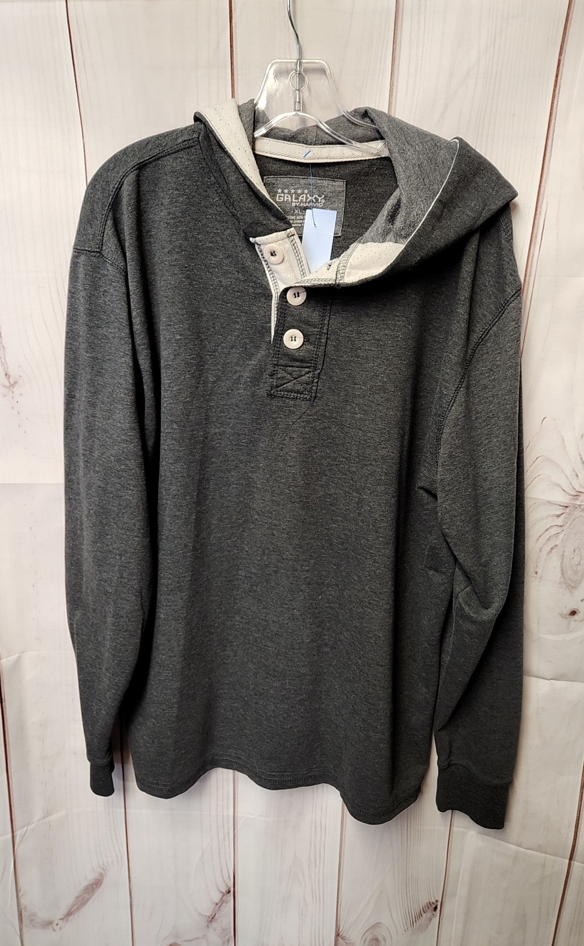 Galaxy Men's Size XL Gray Sweatshirt