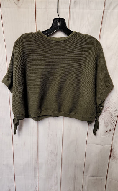 Poof Women's Size S Olive Green Poncho