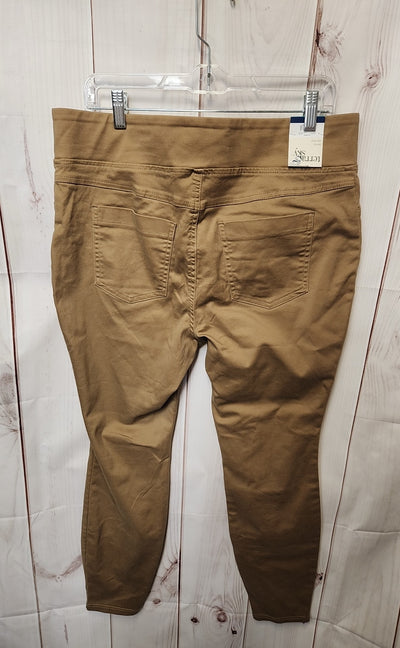 Terra & Sky Women's Size 14 Brown Pants