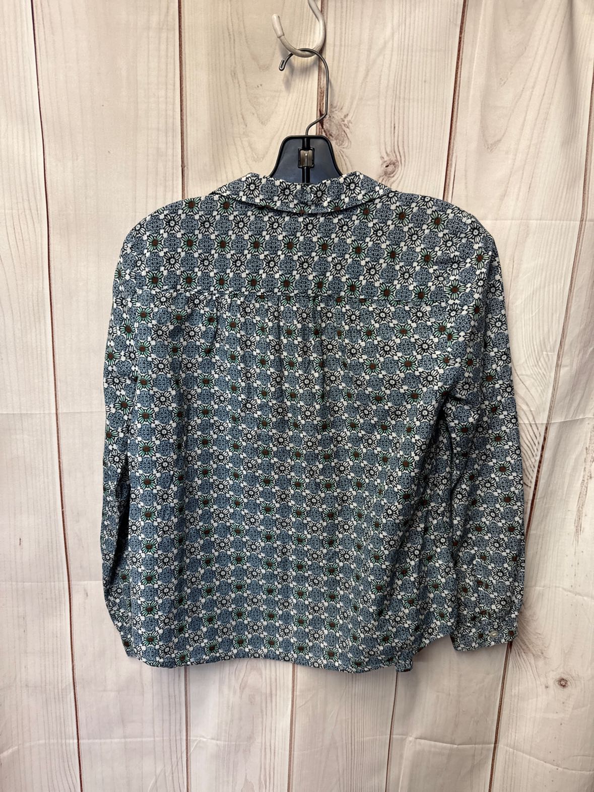 Loft Women's Size S Petite Blue Long Sleeve Top