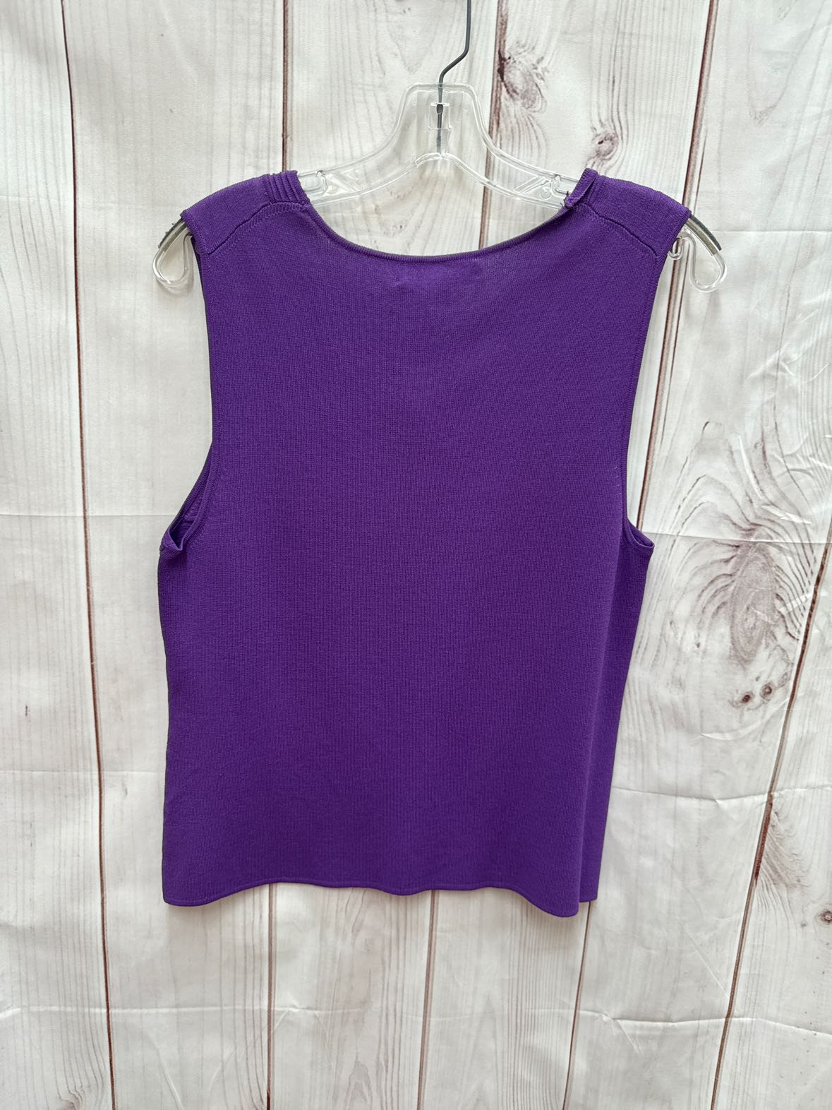 Cable & Gauge Women's Size XL Purple Sleeveless Top