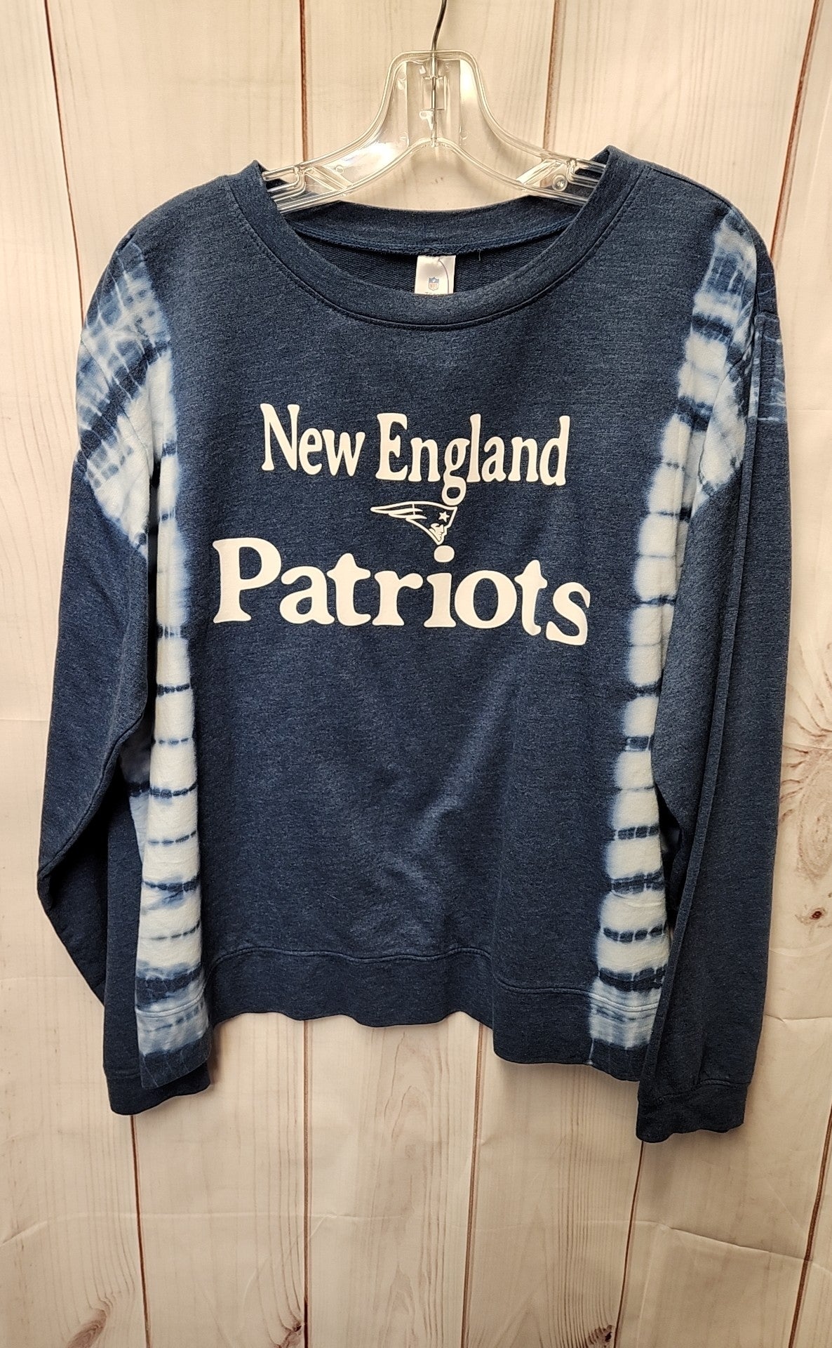 Patriots Women's Size L Blue Sweatshirt