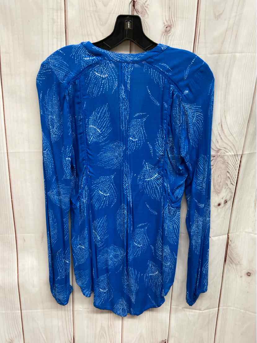 Lucky Brand Women's Size XS Blue Long Sleeve Top