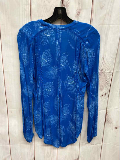 Lucky Brand Women's Size XS Blue Long Sleeve Top