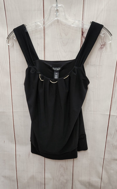 White House Black Market Women's Size XXS Black Sleeveless Top