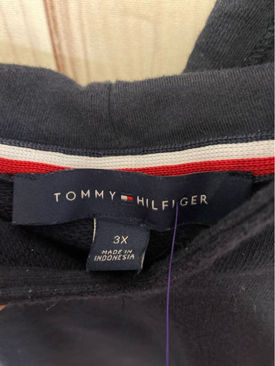 Tommy Hilfiger Women's Size 3X Navy Hoodie Sweatshirt