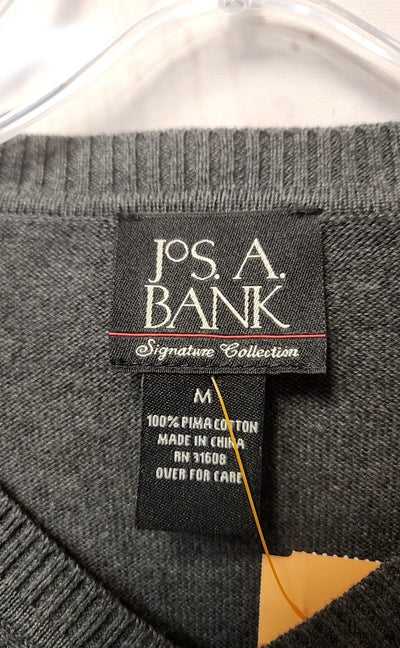 Jos A Bank Men's Size M Gray Sweater