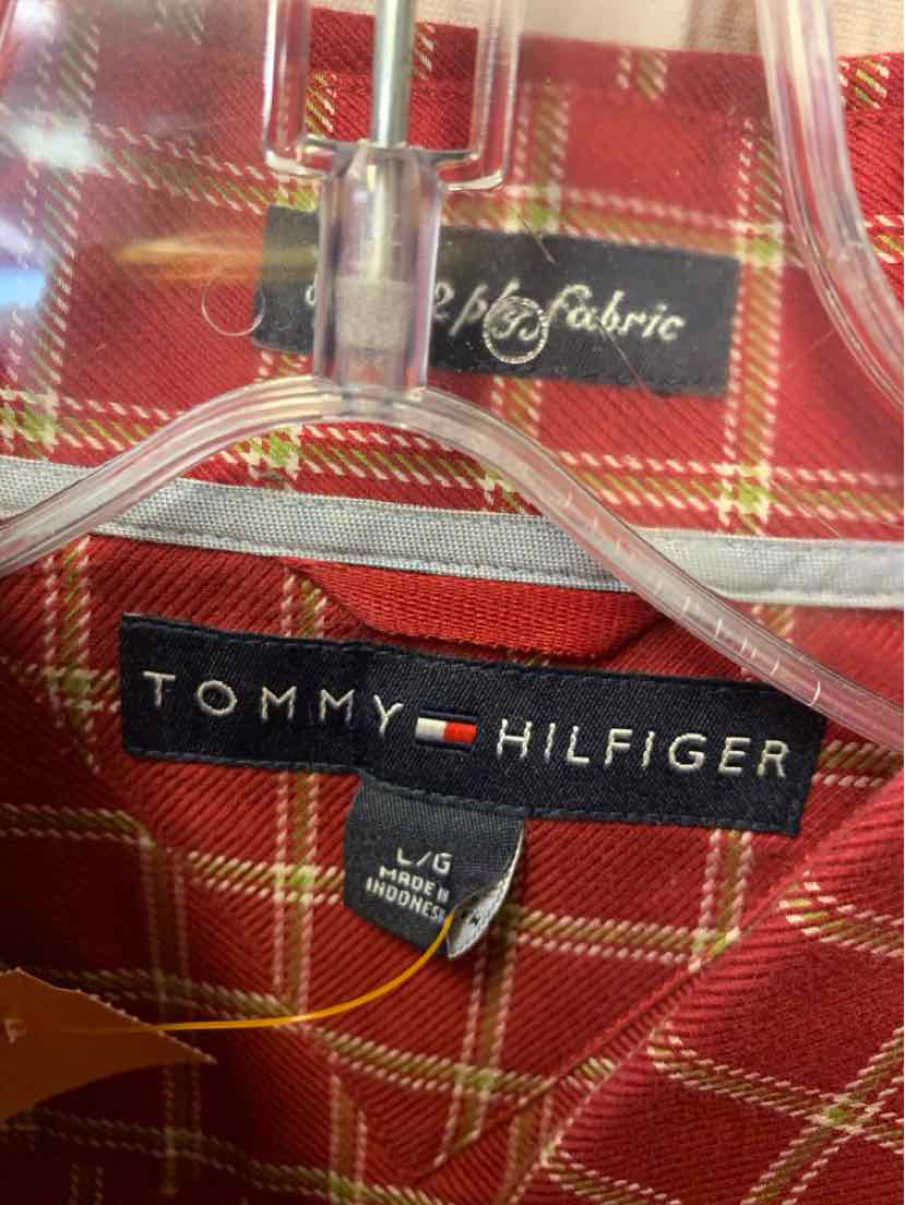 Tommy Hilfiger Men's Size L Red Shirt