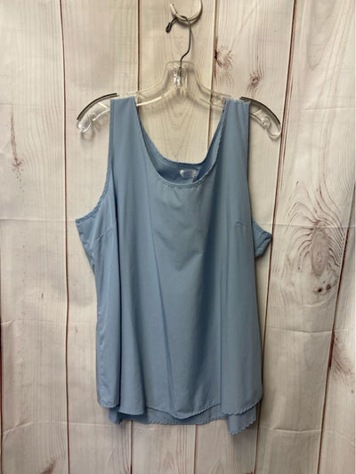 Time and Tru Women's Size XXL Light Blue Sleeveless Top