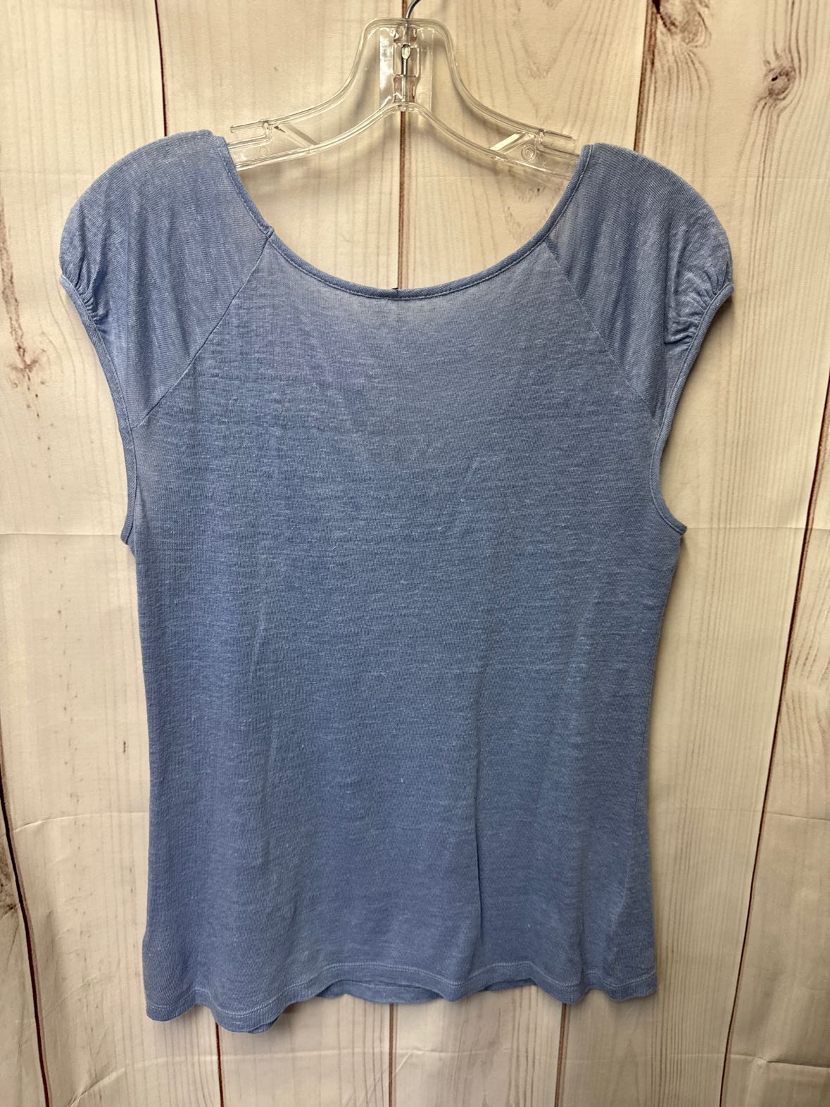 Loft Women's Size S Blue Linen Sleeveless Top