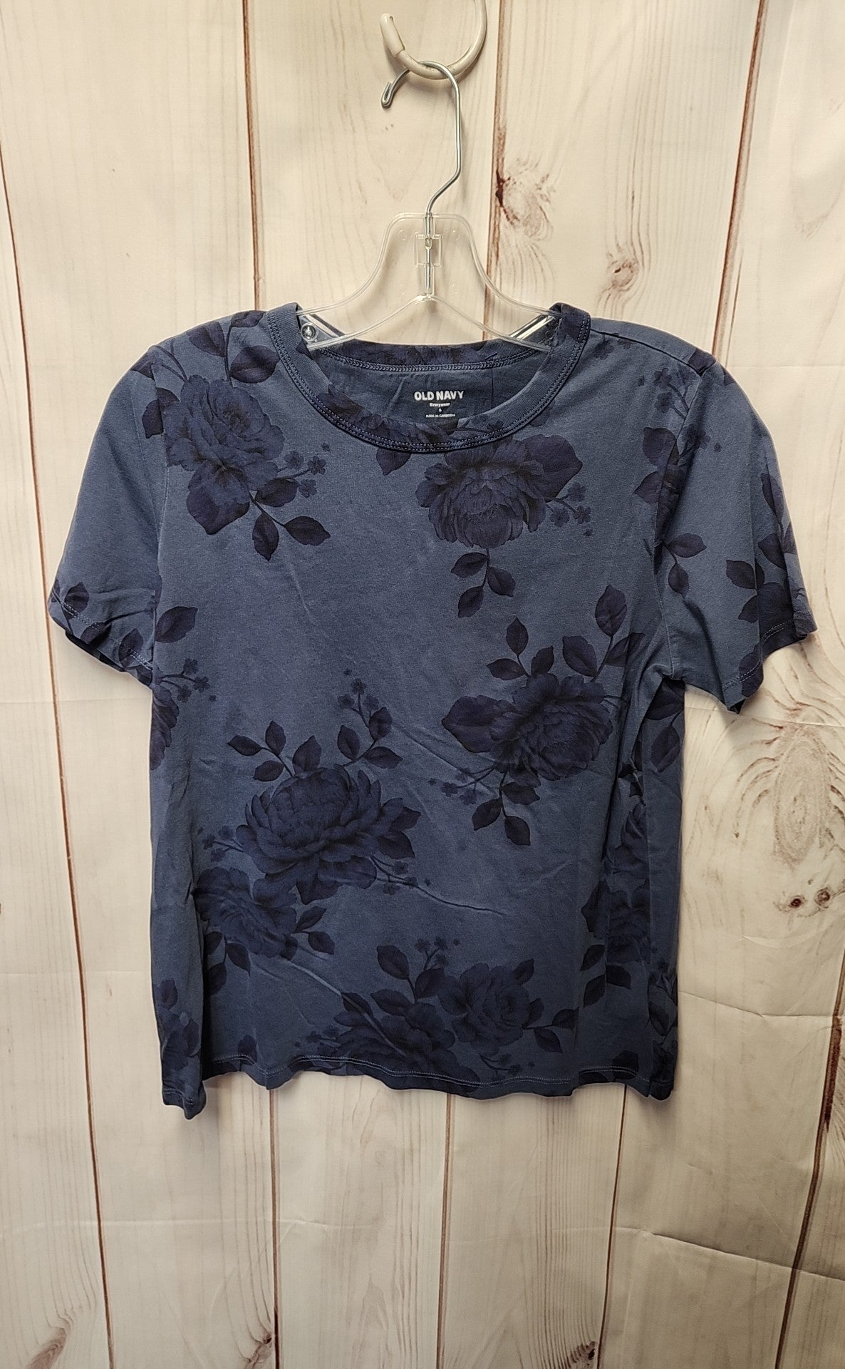 Old Navy Women's Size S Blue Short Sleeve Top