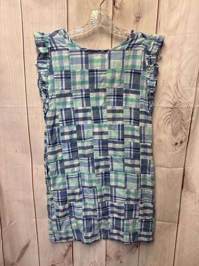 Vineyard Vines Girl's Size 14 Blue Dress