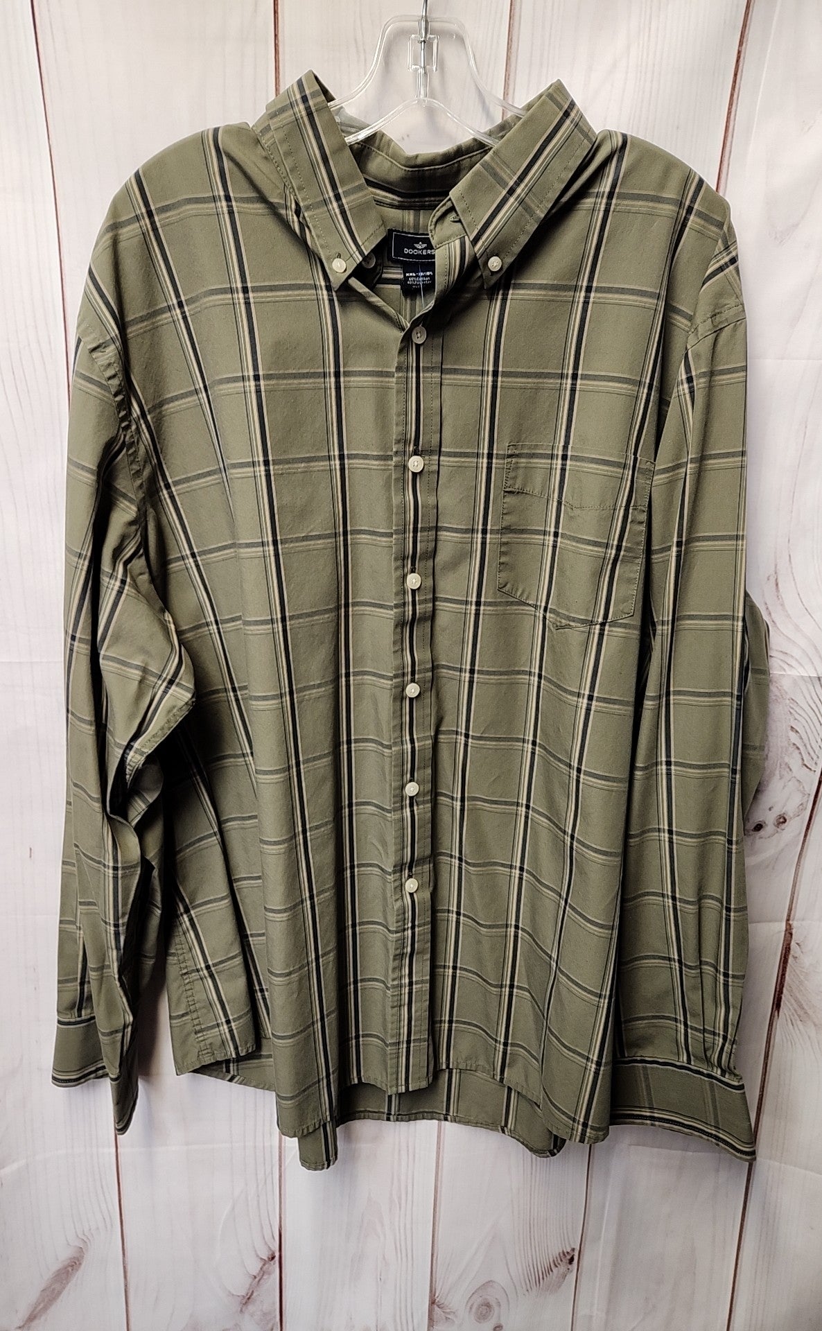 Dockers Men's Size XXL Green Shirt