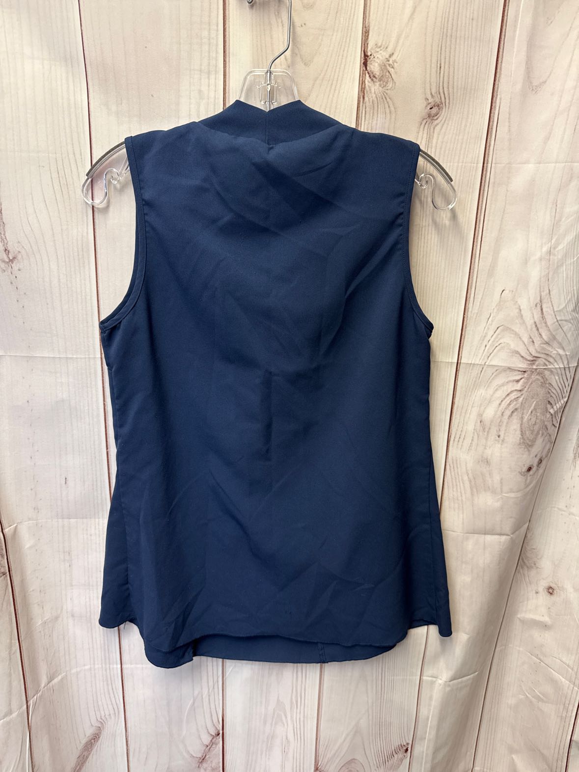 Poema Women's Size M Navy Sleeveless Top