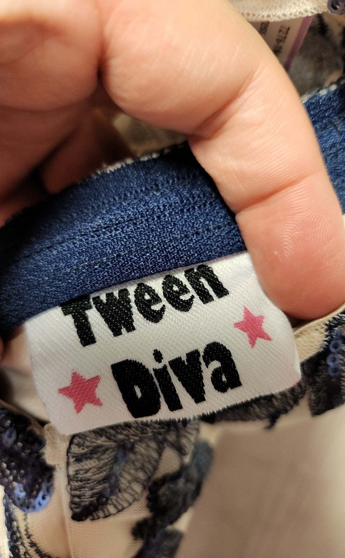 Tween Diva Girl's Size 8 Blue Dress