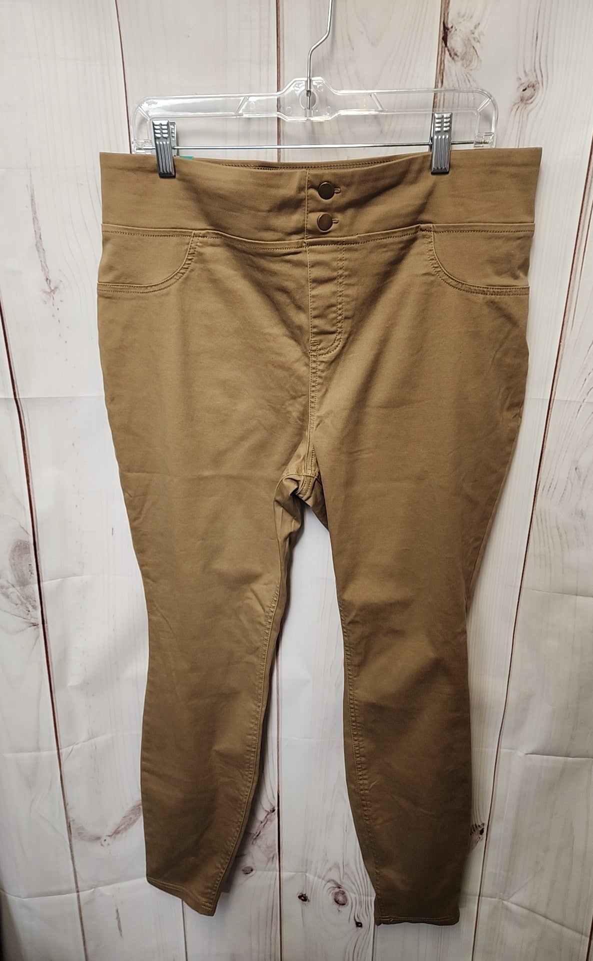 Terra & Sky Women's Size 14 Brown Pants