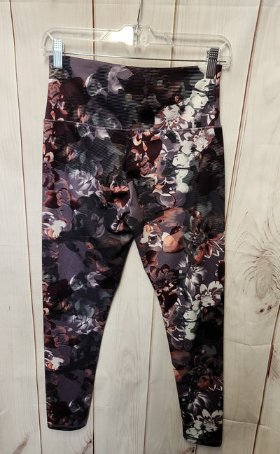 Balance Women's Size L Purple Floral Leggings