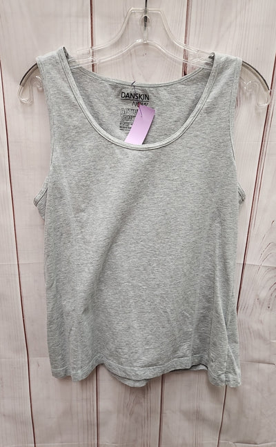 Danskin Women's Size XL Gray Sleeveless Top