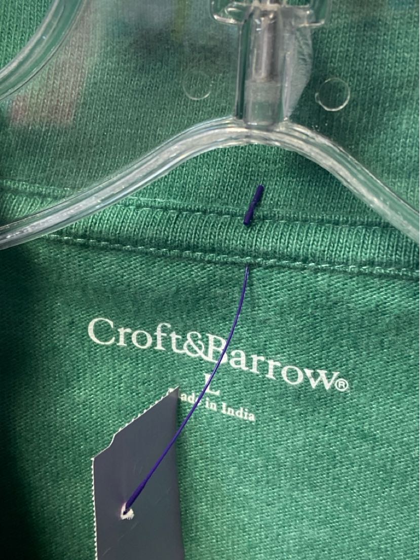 Croft & Barrow Men's Size L Green Shirt