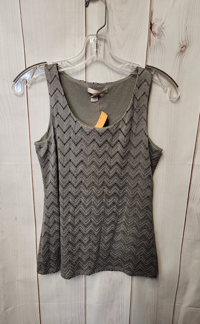 Banana Republic Women's Size XS Petite Gray Sleeveless Top