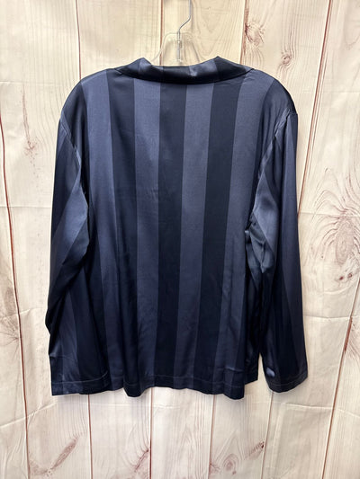 NWT Haven Well Within Women's Size L Navy Long Sleeve Top