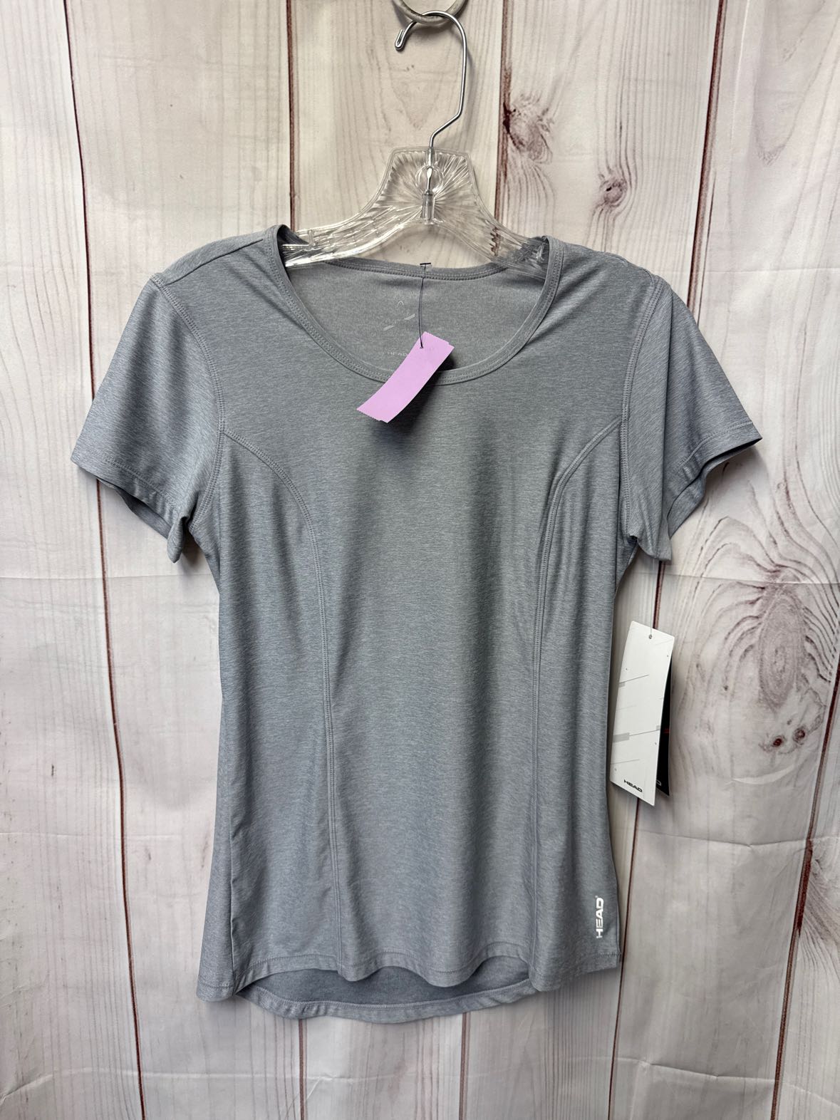 NWT Ahead Women's Size XS Gray Short Sleeve Top