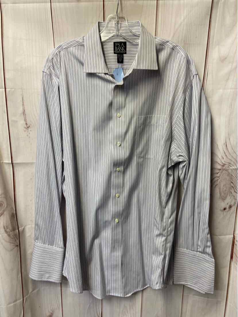 Jos A Bank Men's Size XL White Shirt