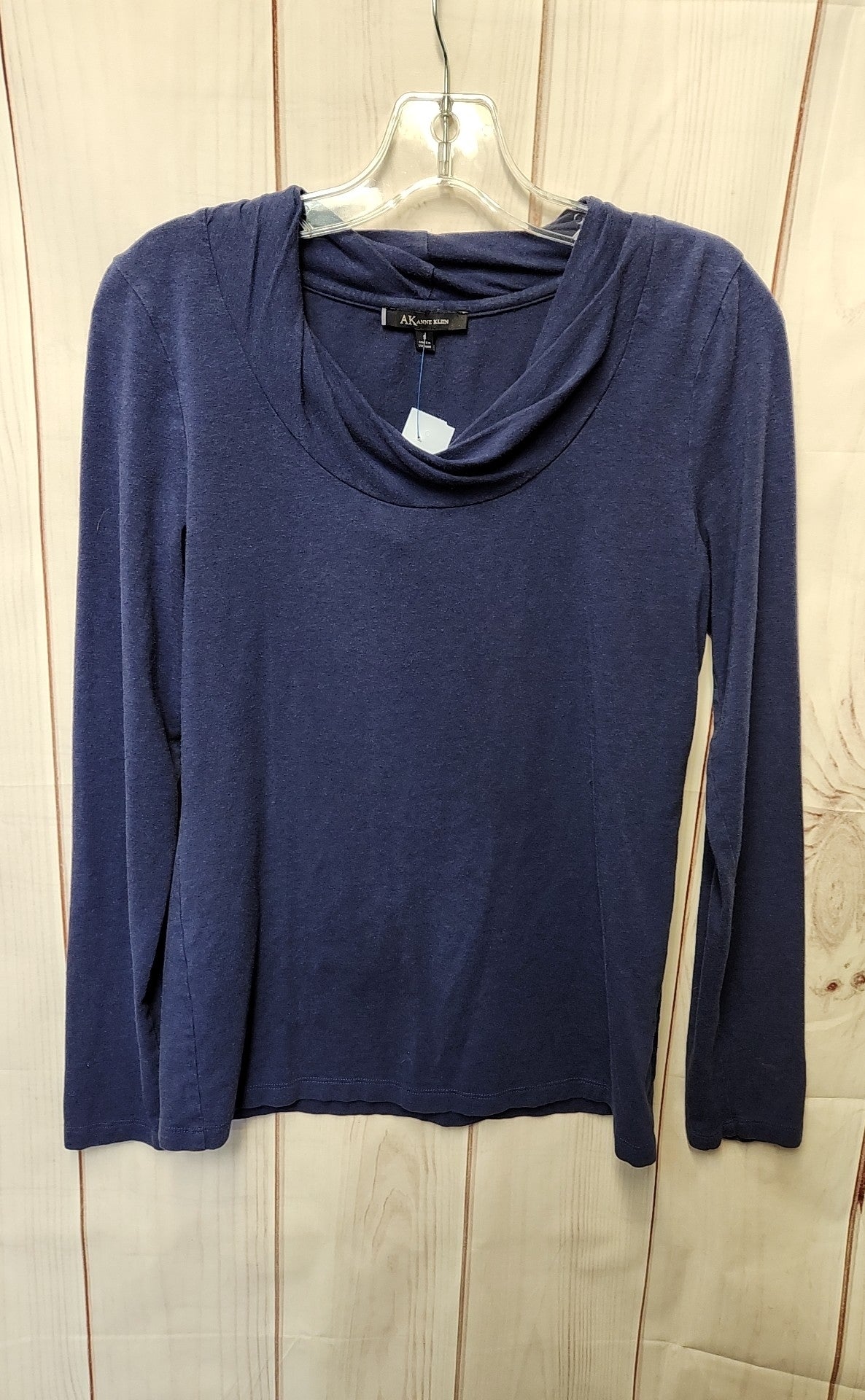 Anne Klein Women's Size S Blue Long Sleeve Top