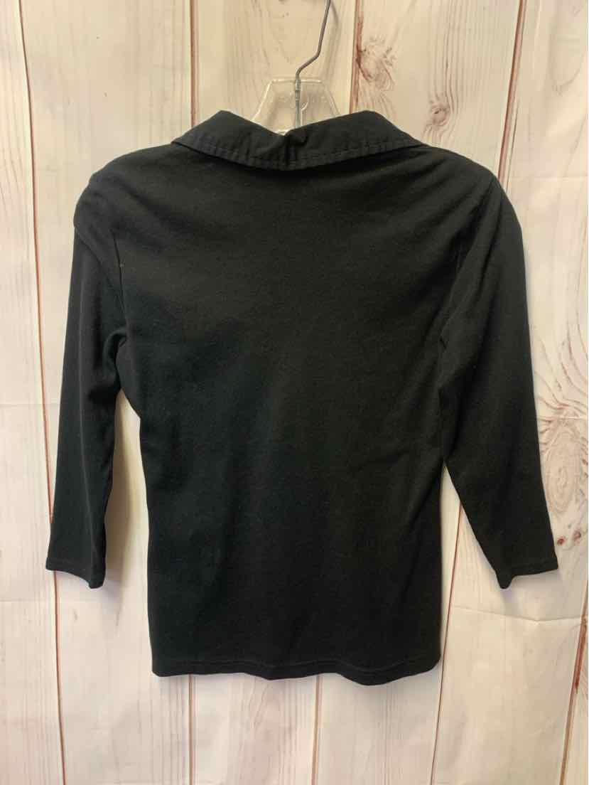 Style & Co Women's Size XS Black 3/4 Sleeve Top