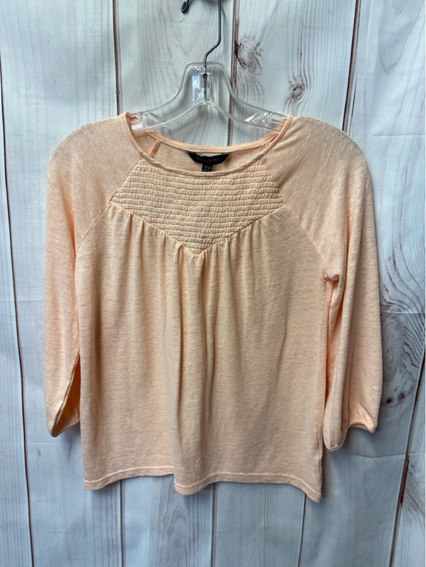 Banana Republic Women's Size XXS Peach 3/4 Sleeve Top