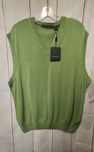 Greg Norman Men's Size L Green Vest