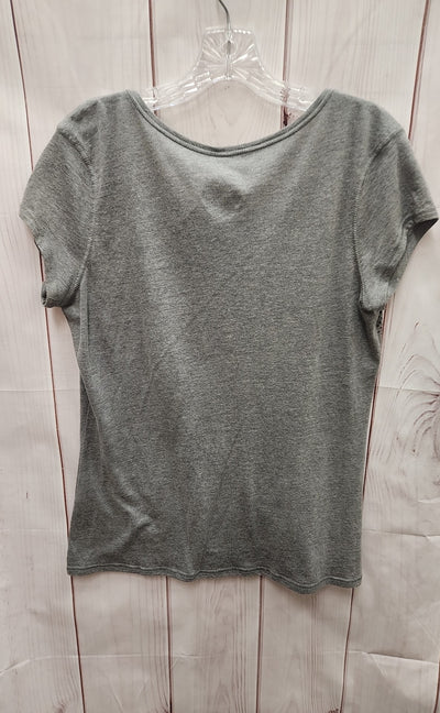 Xhilaration Women's Size XL Gray Short Sleeve Top