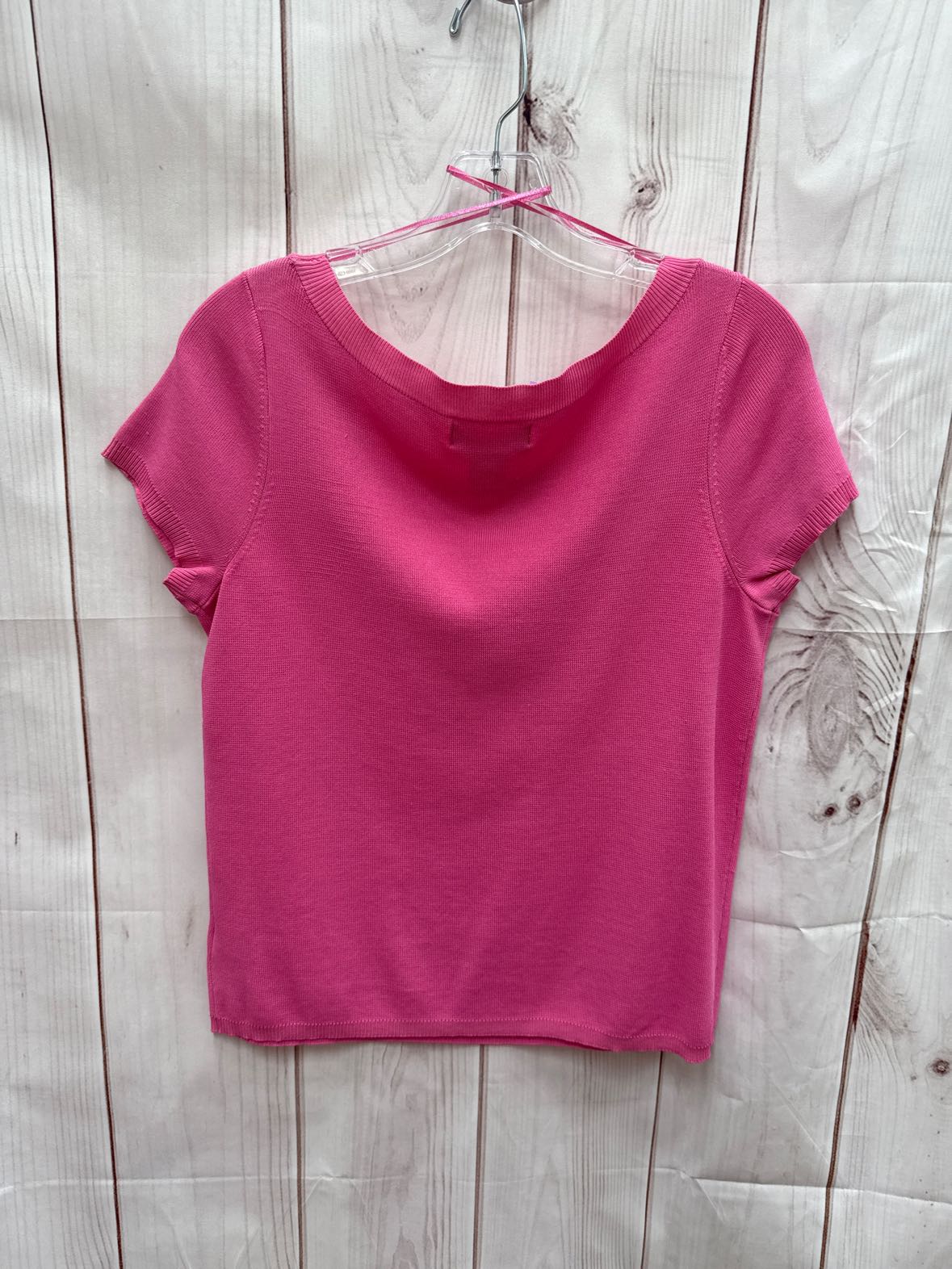 Worthington Women's Size L Pink Short Sleeve Top