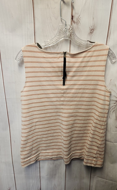 Loft Women's Size M Peach Sleeveless Top