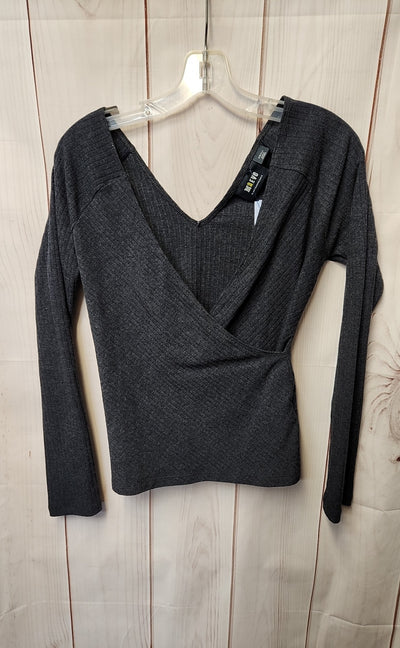 Maeve Anthropologie Women's Size S Gray Long Sleeve Top