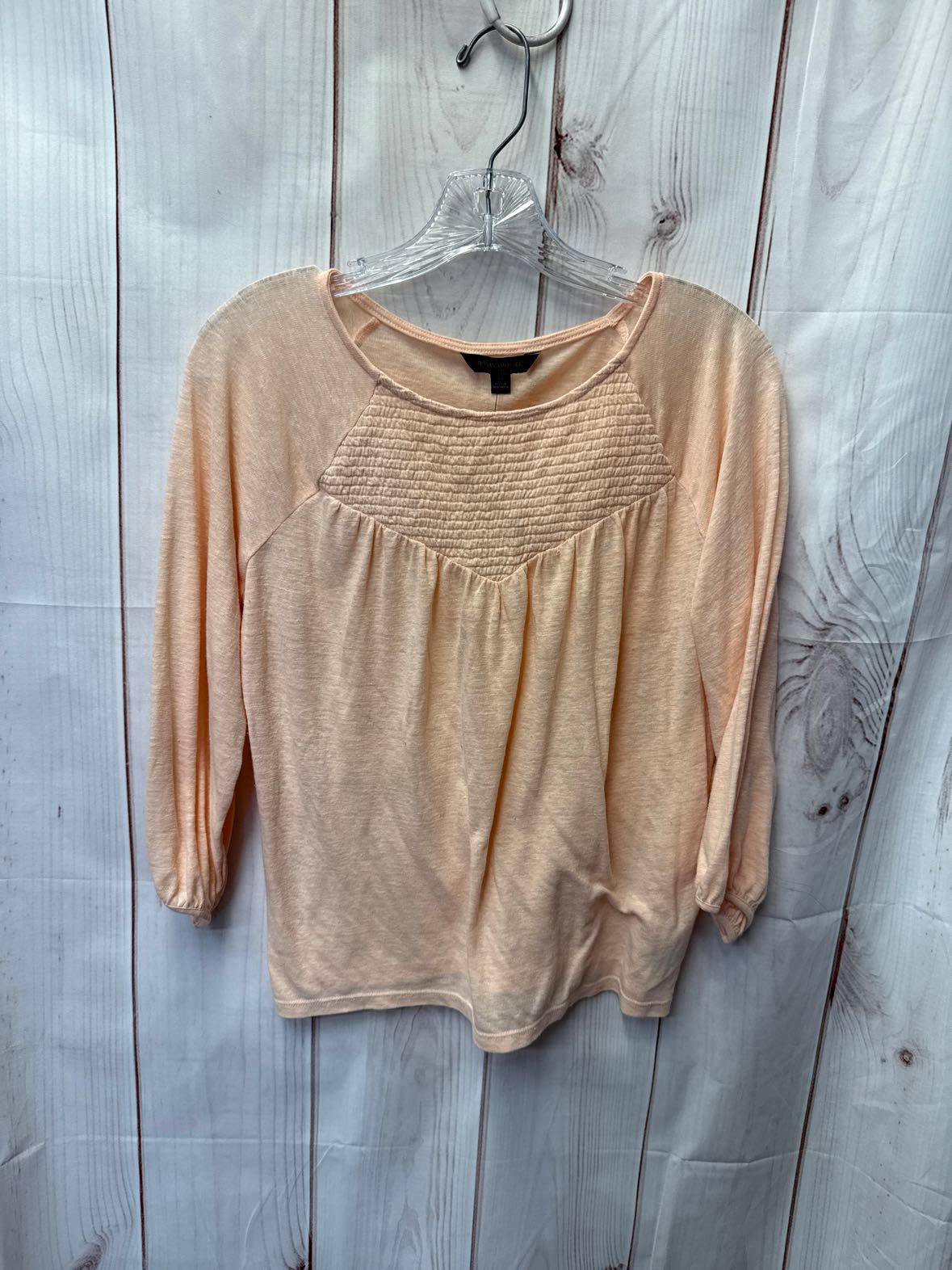 Banana Republic Women's Size M Peach 3/4 Sleeve Top