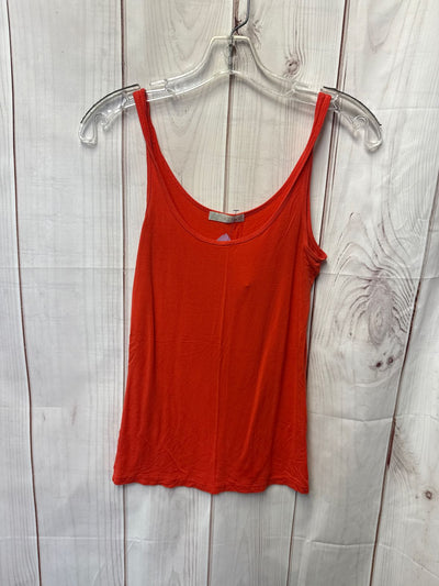 Hinge Women's Size M Red Sleeveless Top