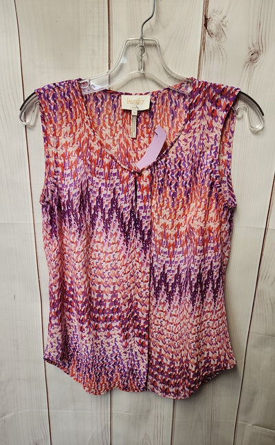 Laundry by Shelli Segal Women's Size 4 Pink & Purple Sleeveless Top