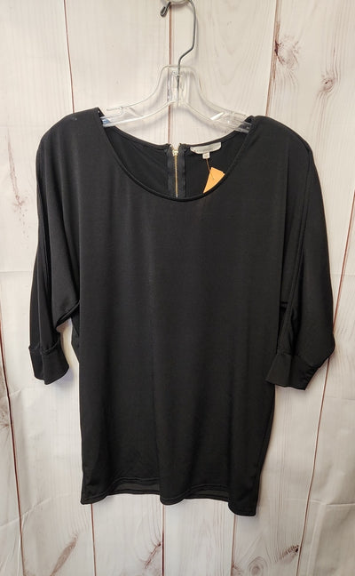 41 Hawthorn Women's Size S Black 3/4 Sleeve Top