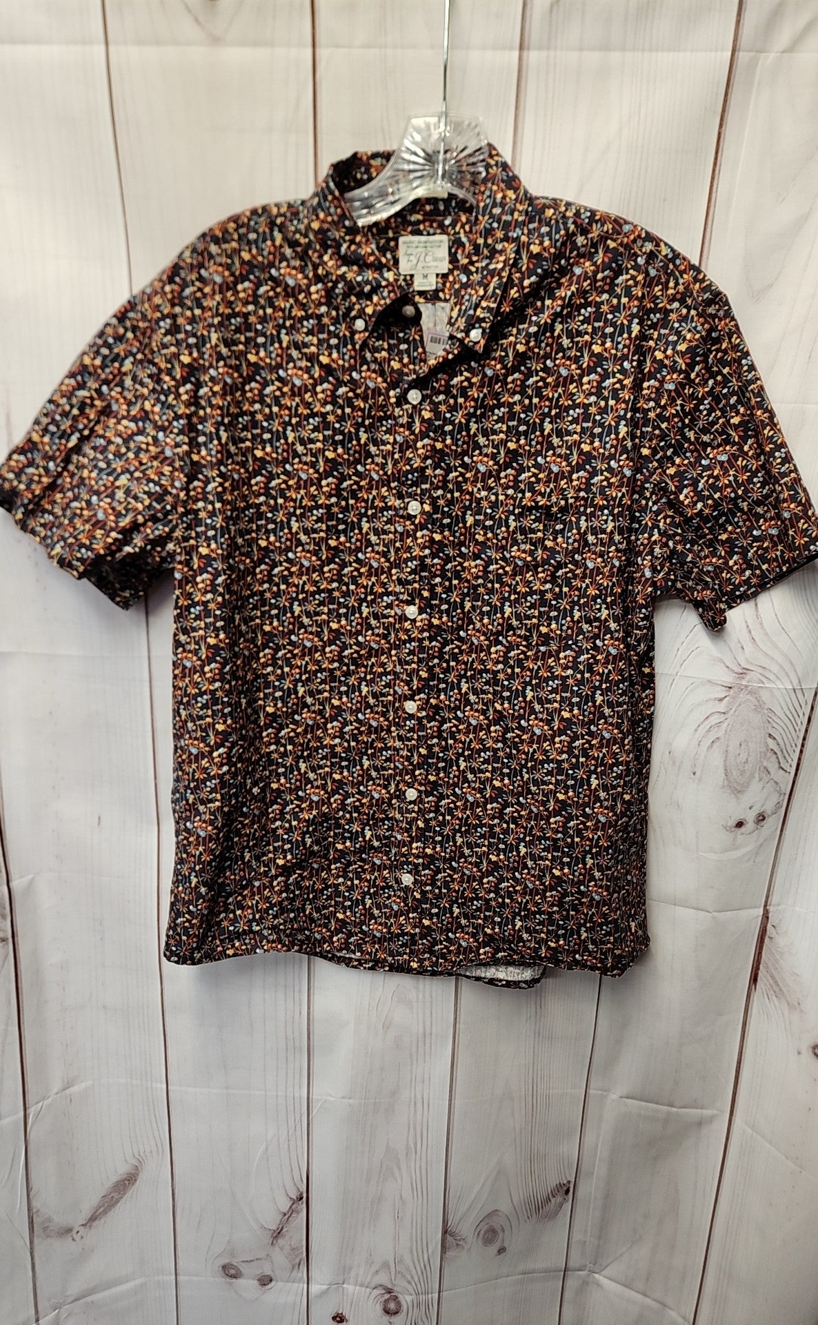 J Crew Men's Size M Navy Floral Shirt