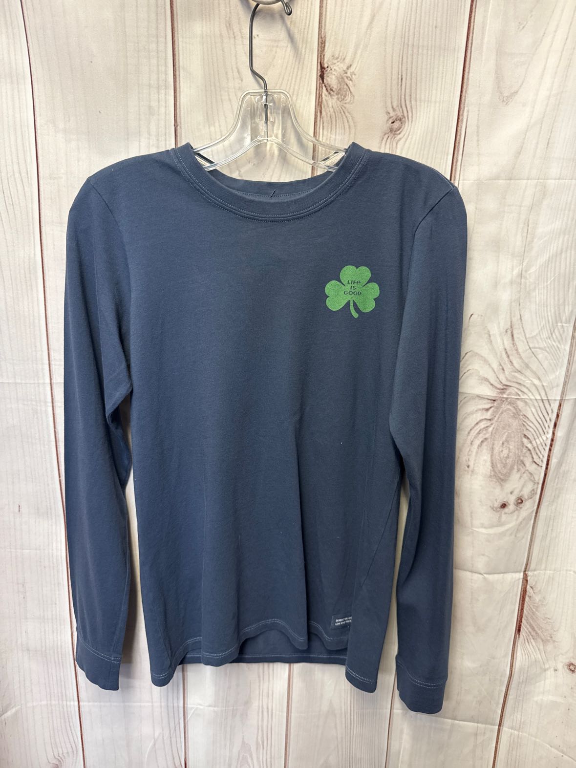 Life Is Good Women's Size S Blue Long Sleeve Top